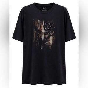 Lost Gods American Flag Eagle Big & Tall T-shirt 4XL